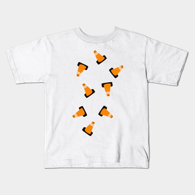 traffic cones Kids T-Shirt by B0red